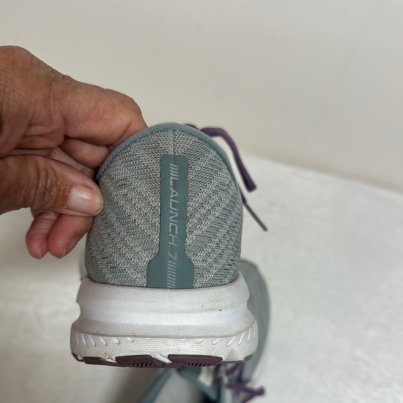 Brooks Gray and Purple Athletic Shoes for Running - Picture 7 of 11